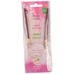 Pony Perfect Rundstickor Trä 40cm 7,00mm / 23.6in US10¾