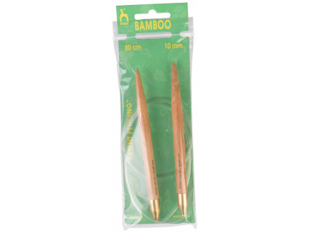 Pony Rundstickor Bambu 80cm 10,00mm / 31.5in US 15