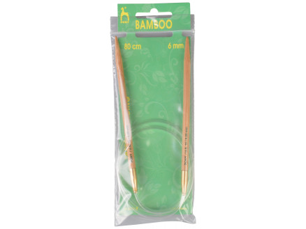 Pony Rundstickor Bambu 80cm 6,00mm / 31.5in US 10