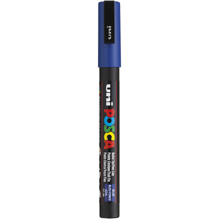 Posca Marker , nr. PC-3M, spets 0,9-1,3 mm, Fine, blå, 1 st.