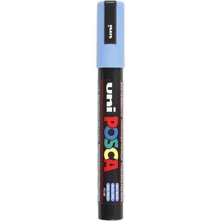 Posca Marker , nr. PC-5M, spets 2,5 mm, Medium, himmelsblå, 1 st.