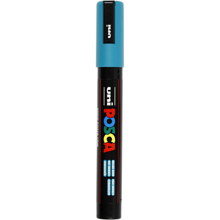 Posca Marker , nr. PC-5M, spets 2,5 mm, Medium, smaragdgrön, 1 st.