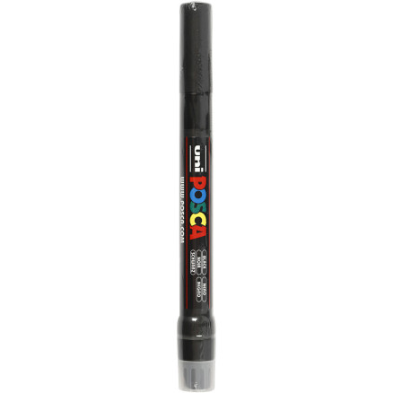 Posca Marker , nr. PCF350, spets 1-10 mm, Pensel, svart, 1 st.