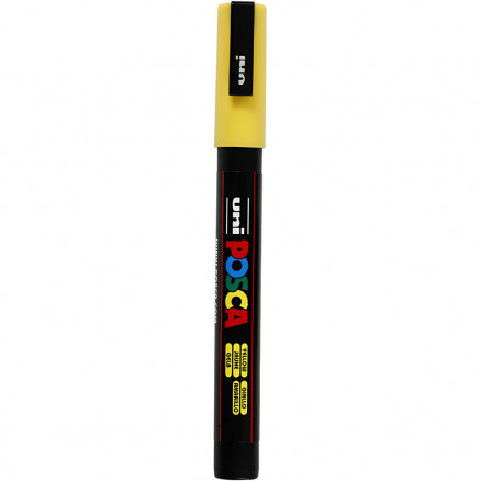 Posca Tusch, spets: 0,9-1,3 mm, PC-3M, 1 st., yellow