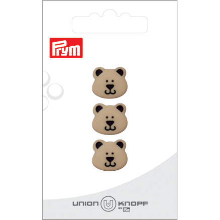 Prym Plastknapp Beige Björn 15mm - 3 st.