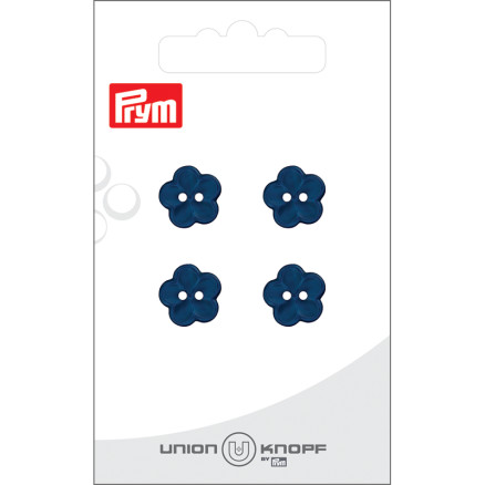 Prym Plastknapp Blomma Marin 12mm - 4 st