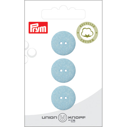 Prym Tygknapp Blå 18 mm - 3 st.