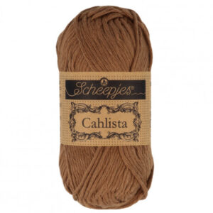 Scheepjes Cahlista Garn Unicolor 157 Root Beer