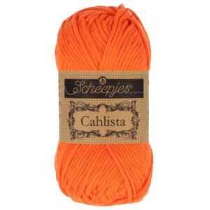 Scheepjes Cahlista Garn Unicolor 189 Royal Orange