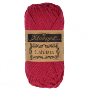 Scheepjes Cahlista Garn Unicolor 192 Scarlet