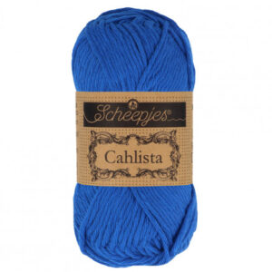 Scheepjes Cahlista Garn Unicolor 201 Electric Blue