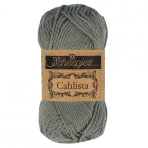 Scheepjes Cahlista Garn Unicolor 242 Metal Grey