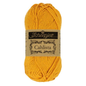 Scheepjes Cahlista Garn Unicolor 249 Saffran