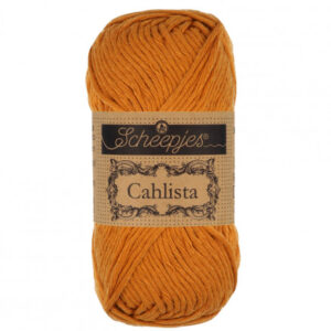 Scheepjes Cahlista Garn Unicolor 383 Ginger Gold