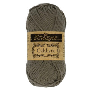 Scheepjes Cahlista Garn Unicolor 387 Mörk Oliv