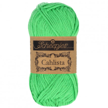 Scheepjes Cahlista Garn Unicolor 389 Apple Green