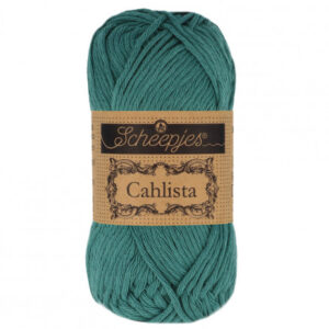 Scheepjes Cahlista Garn Unicolor 391 Deep Ocean Green