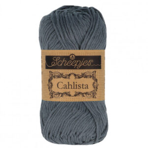Scheepjes Cahlista Garn Unicolor 393 Charcoal