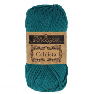 Scheepjes Cahlista Garn Unicolor 401 Dark Teal