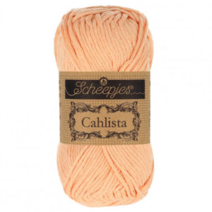 Scheepjes Cahlista Garn Unicolor 414 Vintage Peach