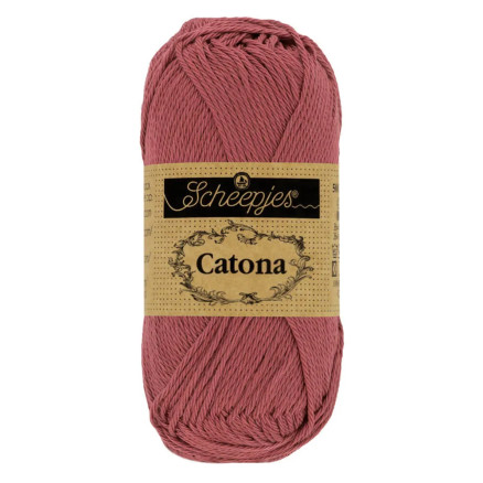 Scheepjes Catona Garn 396 Rose Vin - 25g