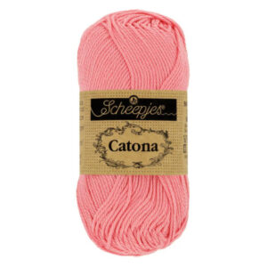 Scheepjes Catona Garn 409 Mjuk Rosa - 10g
