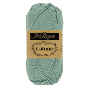 Scheepjes Catona Garn 528 Silver Blå - 25g