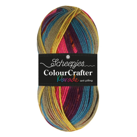 Scheepjes Colour Crafter Parade Garn 609 Höstregnbåge