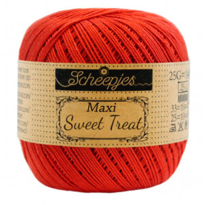 Scheepjes Maxi Sweet Treat Garn Unicolor 390 Poppy Rose