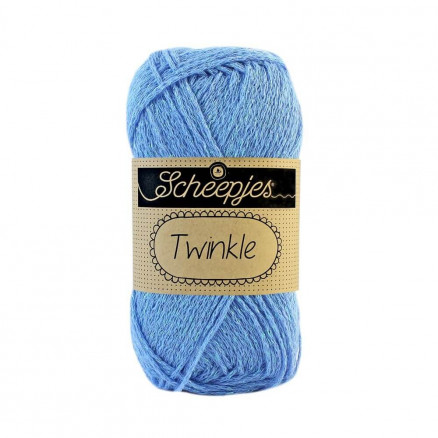 Scheepjes Twinkle Garn Glimmer 917 Blå