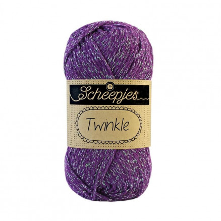 Scheepjes Twinkle Garn Glimmer 928 Lila