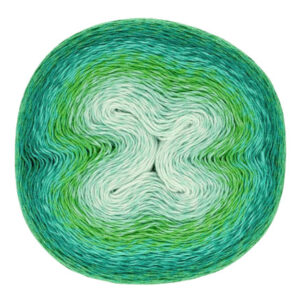 Scheepjes Woolly Whirl Garn Print 475 Melting Mint Centre