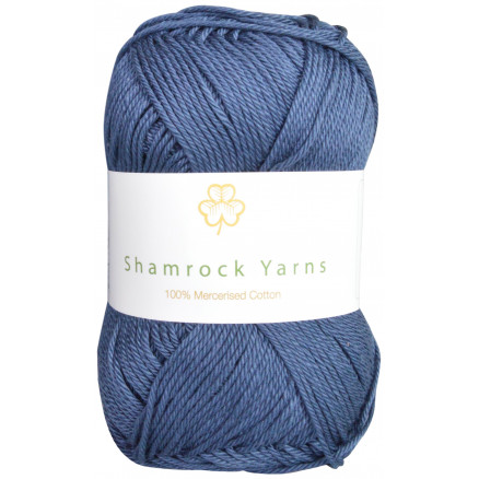 Shamrock Yarns Mercerised Cotton 114 Marinblå