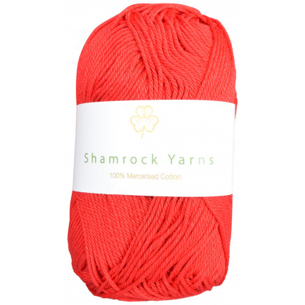 Shamrock Yarns Mercerised Cotton 19 Röd