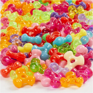 Snurrmix, Dia. 10 mm, Hålstl. 2 mm, ca. 200 st., 65 g, 125 ml/ 1 förp.
