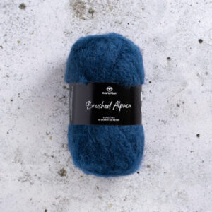 Svarta Fåret Brushed Alpaca Garn 06 Rymdblå