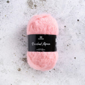 Svarta Fåret Brushed Alpaca Garn 23 Persika