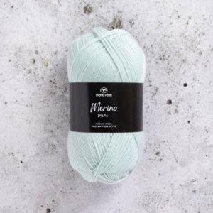 Svarta Fåret Merino Mini Garn 108 Hint Of Mint