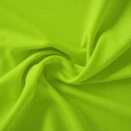 Swan Solid Bomullsväv Tyg 150cm 850 Limegrön - 50cm