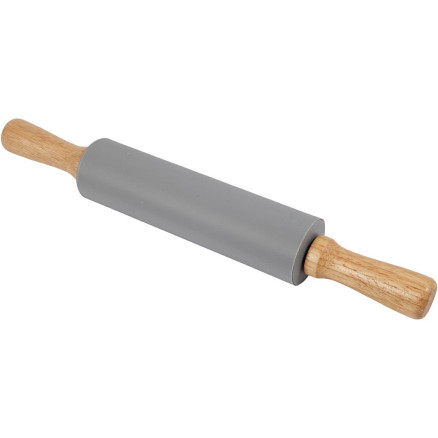 Tårtroller, L: 38 cm, diam. 5,5 cm, grå, 1 st.