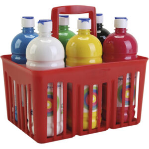 Temperafärg Matt, matt, mixade färger, 6x1000 ml/ 1 förp.