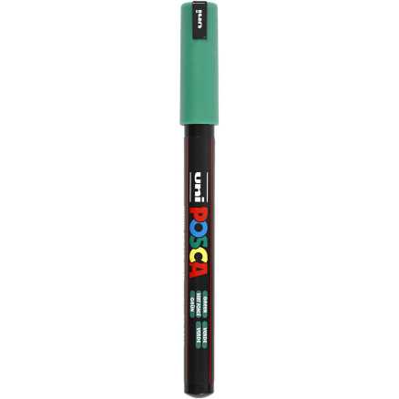 Uni-Posca Tusch, Grön , linjetjocklek:, Fine, 1 st.