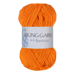 Viking Garn Bambino 454 - Stark orange