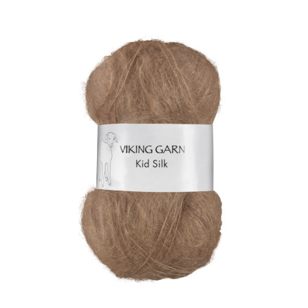 Viking Garn Kid-Silk 309 Ljus Brun