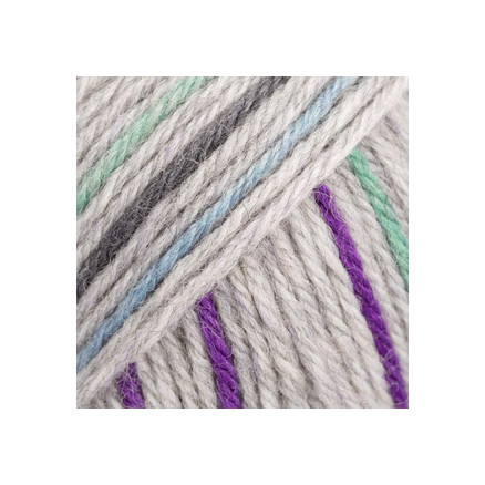 DROPS Fiesta Garn Print 28 Silver Foam Ring