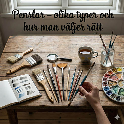 Väl rätt pensel