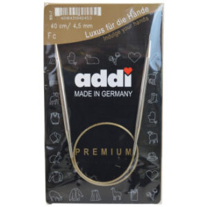 Addi Turbo Rundstickor Mässing 40cm 4,50mm / 15.7in US7