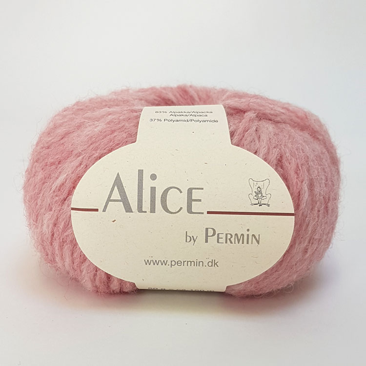 Alice Permin - Alpaca Ullgarn - fv 10 Rosa