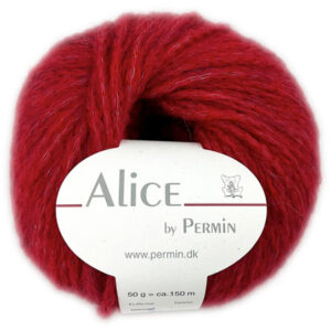Alice Permin - Alpaca Ullgarn - fv 886240 Röd