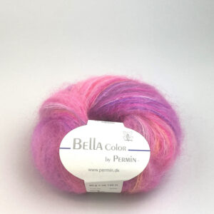 Bella Permin garn - Mohairgarn med ullgarn & polyamid - fv 883188 Color Neon Pink